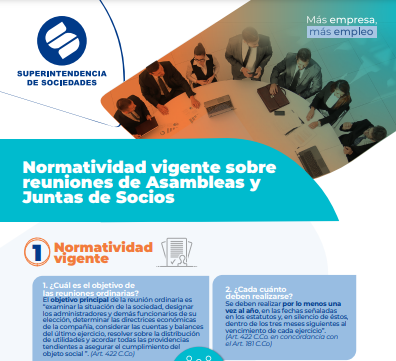 ¿Cuál es la normatividad vigente sobre reuniones de asamblea y junta de socios? ¿El decreto 176 de 2021 sigue vigente? ¿El derecho de inspección puede seguirse ejerciendo virtualmente? En esta infografía aclaramos estas y otras inquietudes.