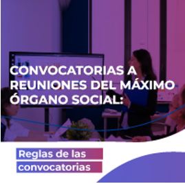 Convocatorias reuniones máximo órgano social
